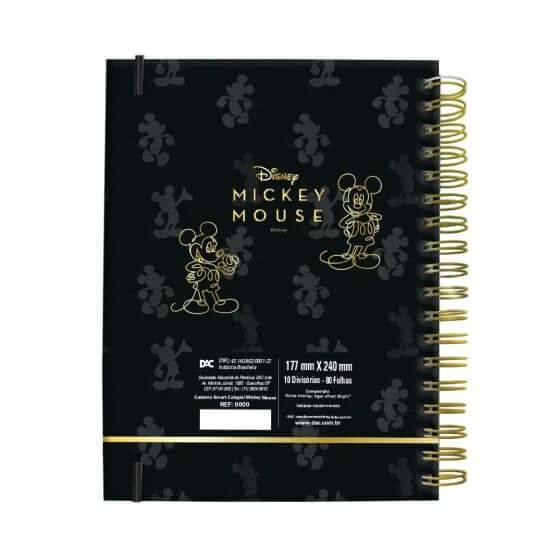 Caderno Colegial - DAC - Smart Mickey Mouse 80 Fls