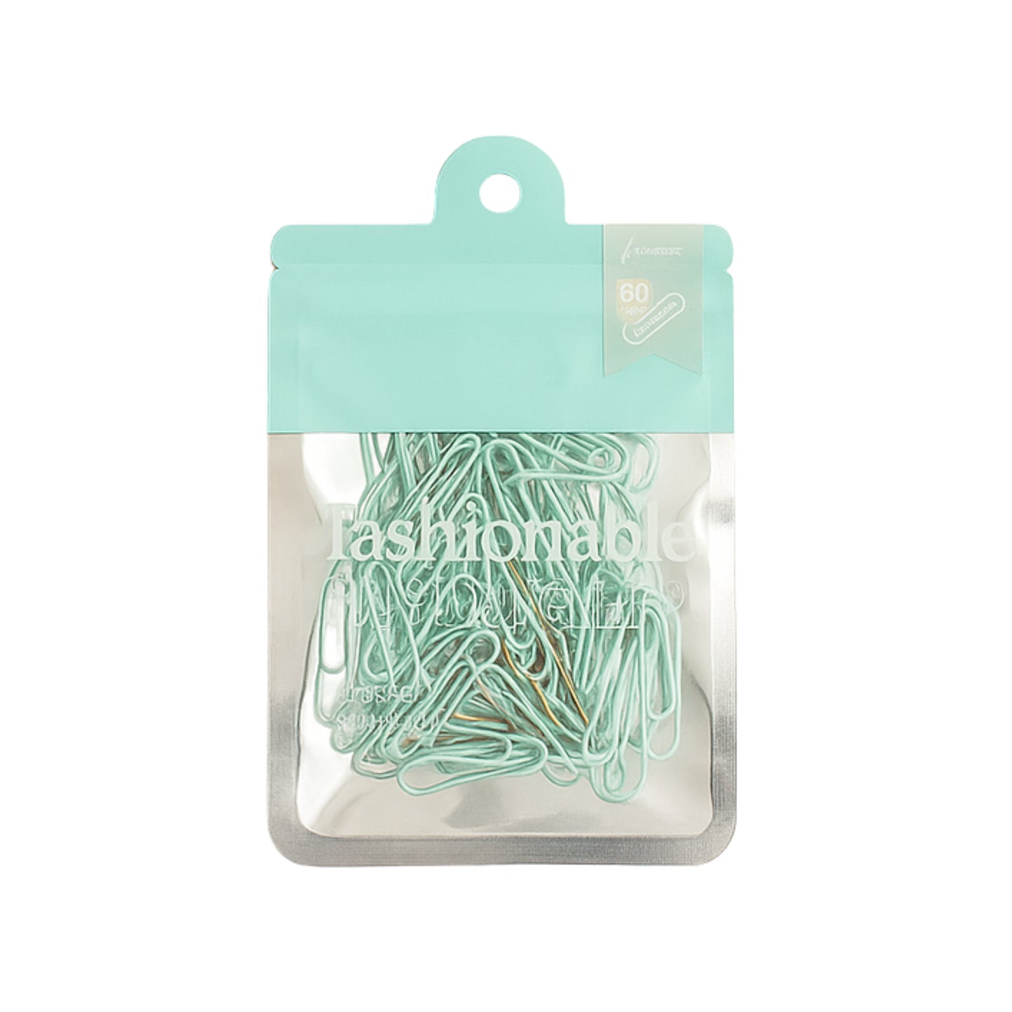 Clips - Fashionable - Cores Pastel - 60 unidades
