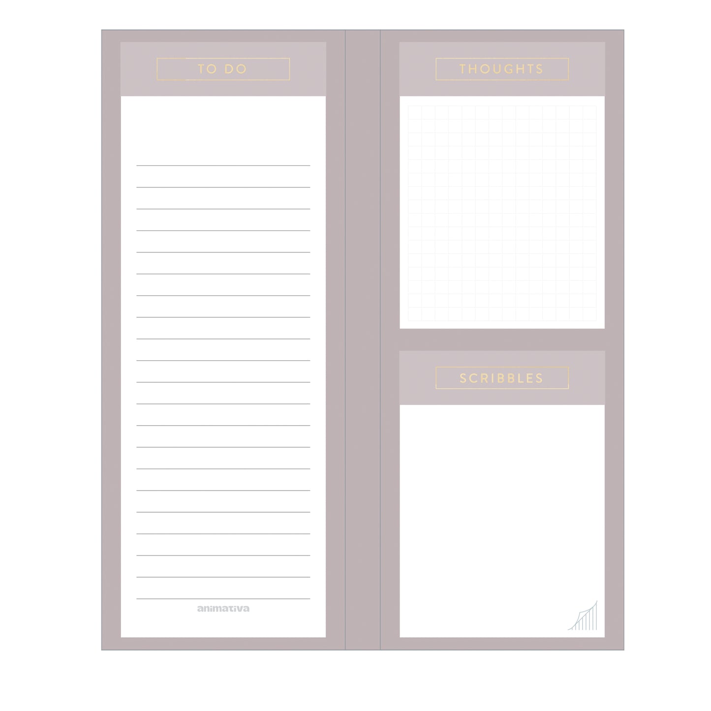 Bloco de Notas - Animativa - Happen - detalhe
