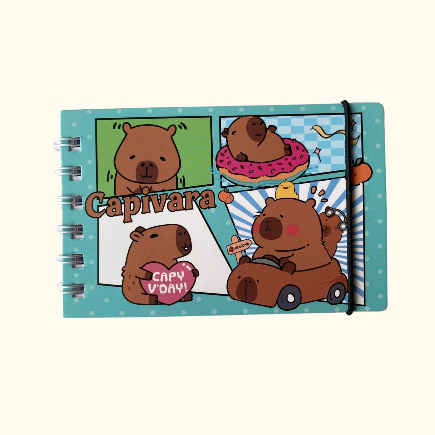 Livro de Colorir - Capivara + de 50 Mini Desenhos - 9 x 14cm