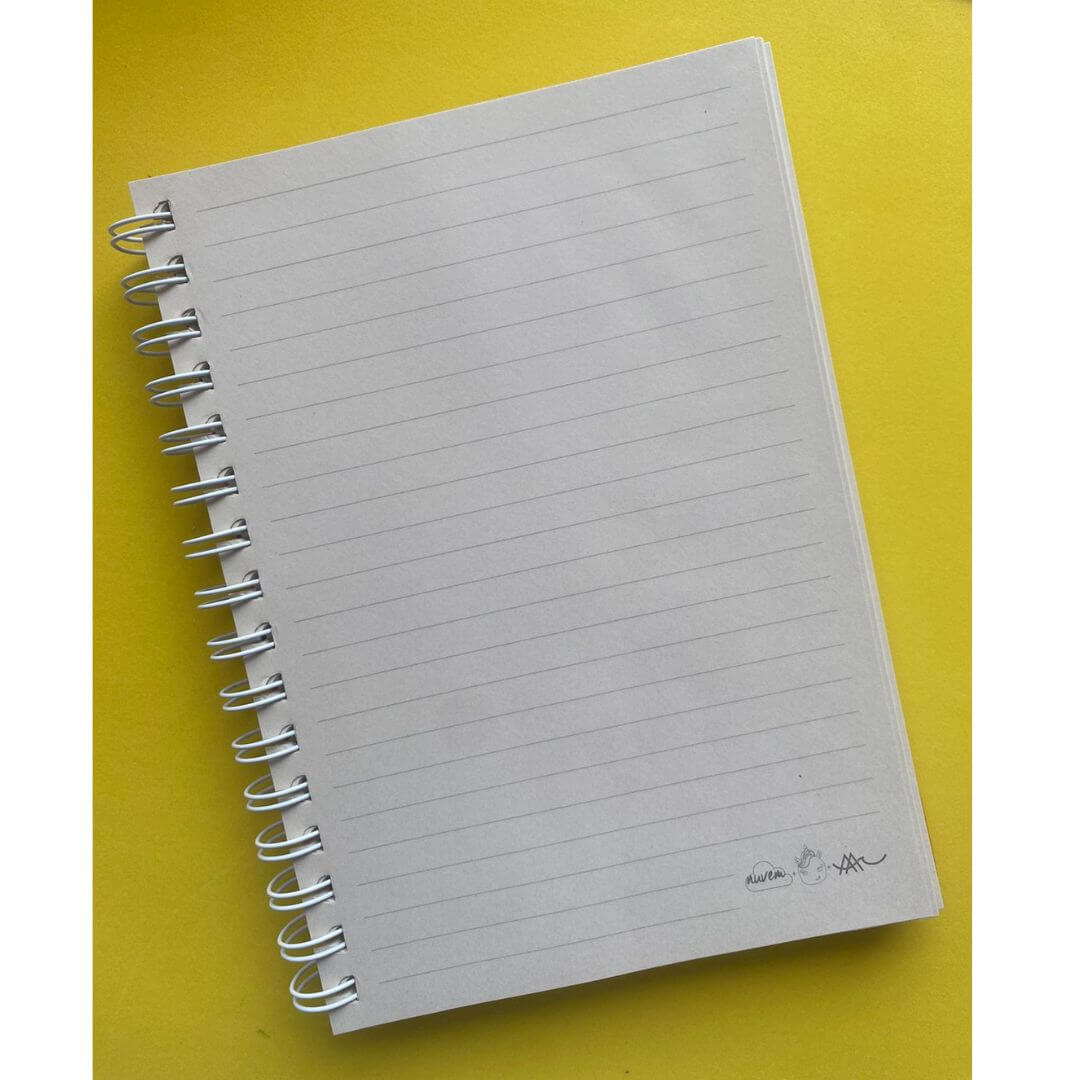 Caderno Flow A5 - Papelaria Unicórnio - Cores 2024 Pautado