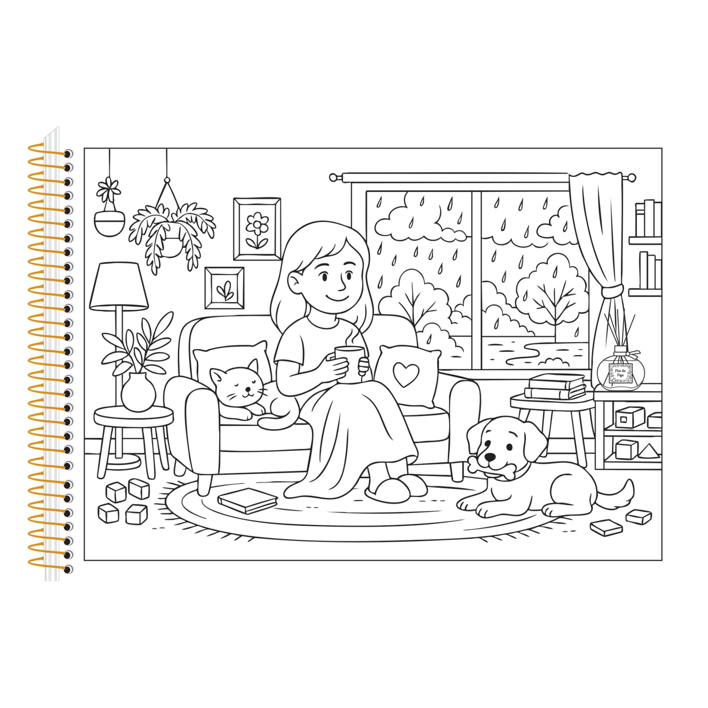 Livro de Colorir - Animativa - Dani Fernandes