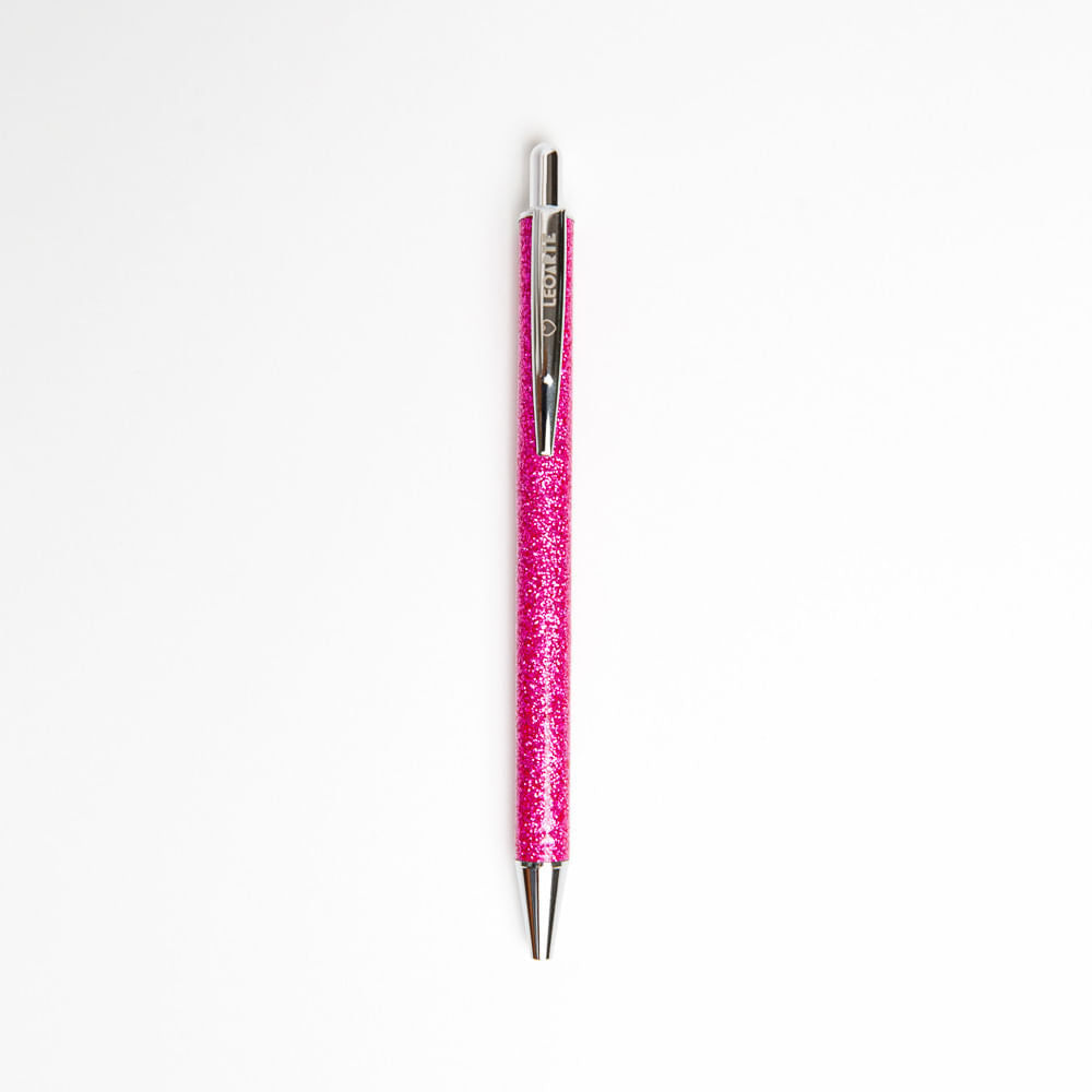 Caneta Esferográfica - LeoArte - Premium Pink Vibes 1.0mm Tinta Azul