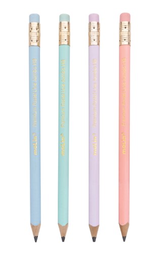 Lápis HB - Molin - Sextavado Pastel Line