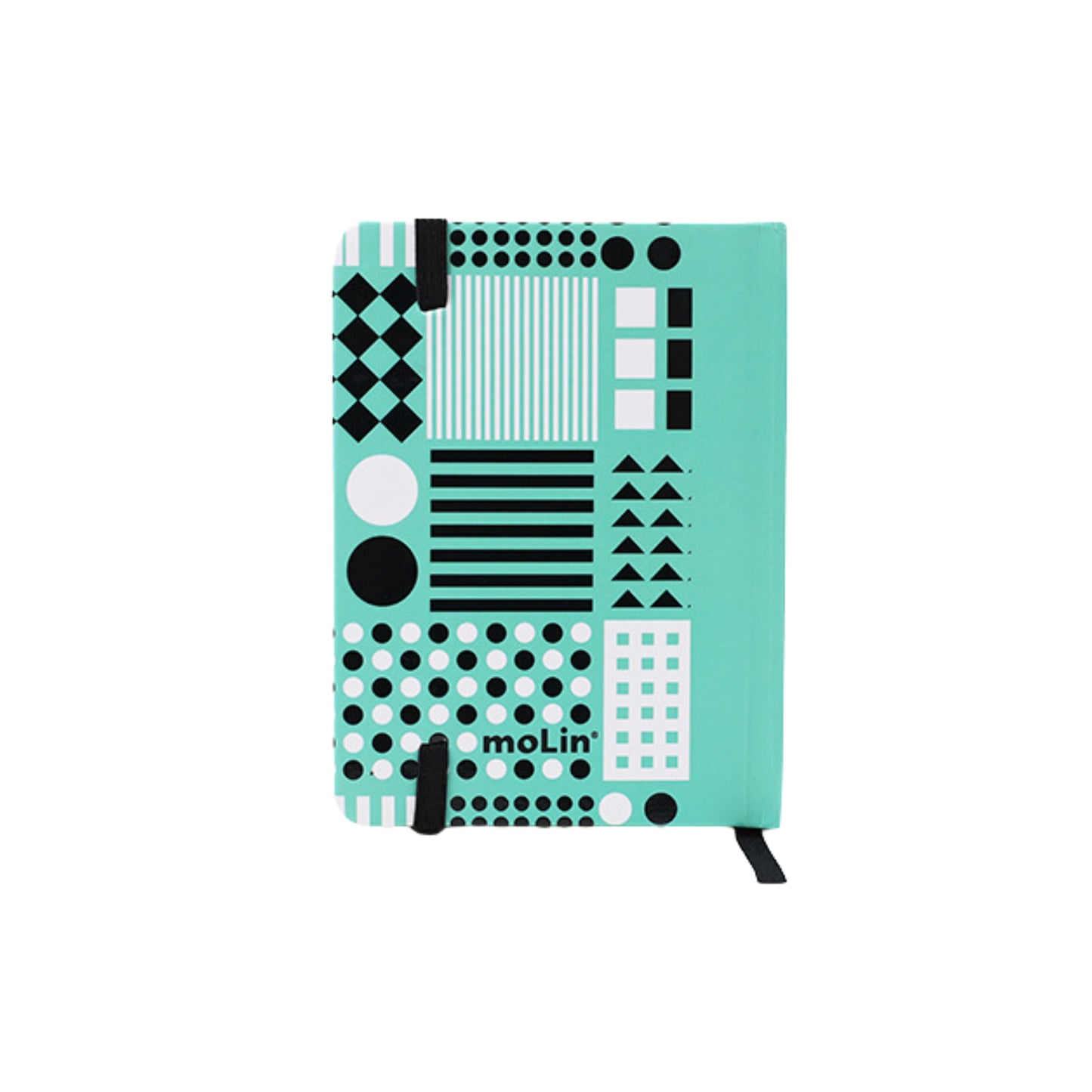 Caderneta - Molin - Green Dots - Capa Dura - 80 Folhas - 10 x 13,5mm