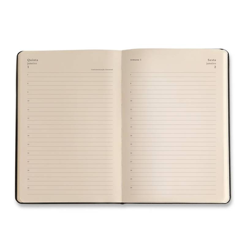 Agenda Planner 2026 - Cícero - Clássica - Diária 14x21 - Rosa Orquídea