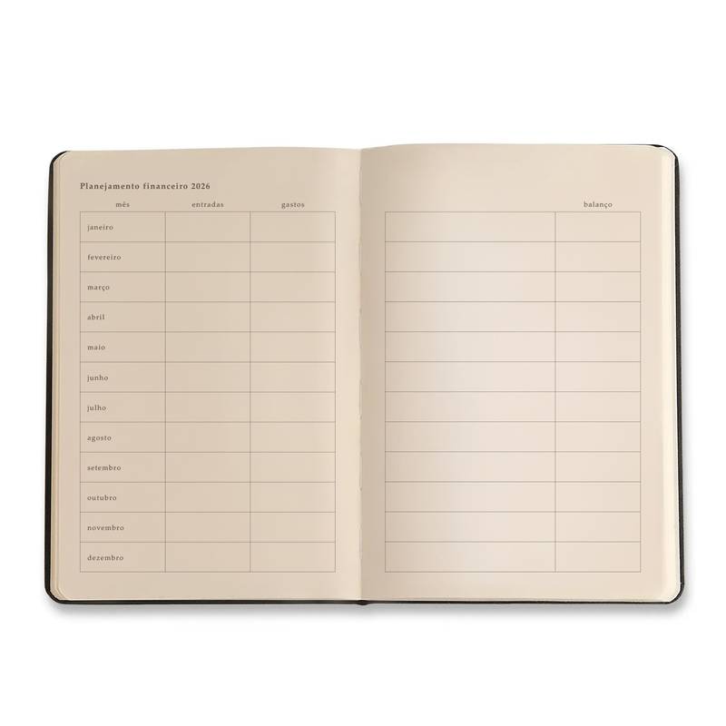 Agenda Planner 2026 - Cícero - Clássica - Diária 14x21 - Rosa Orquídea