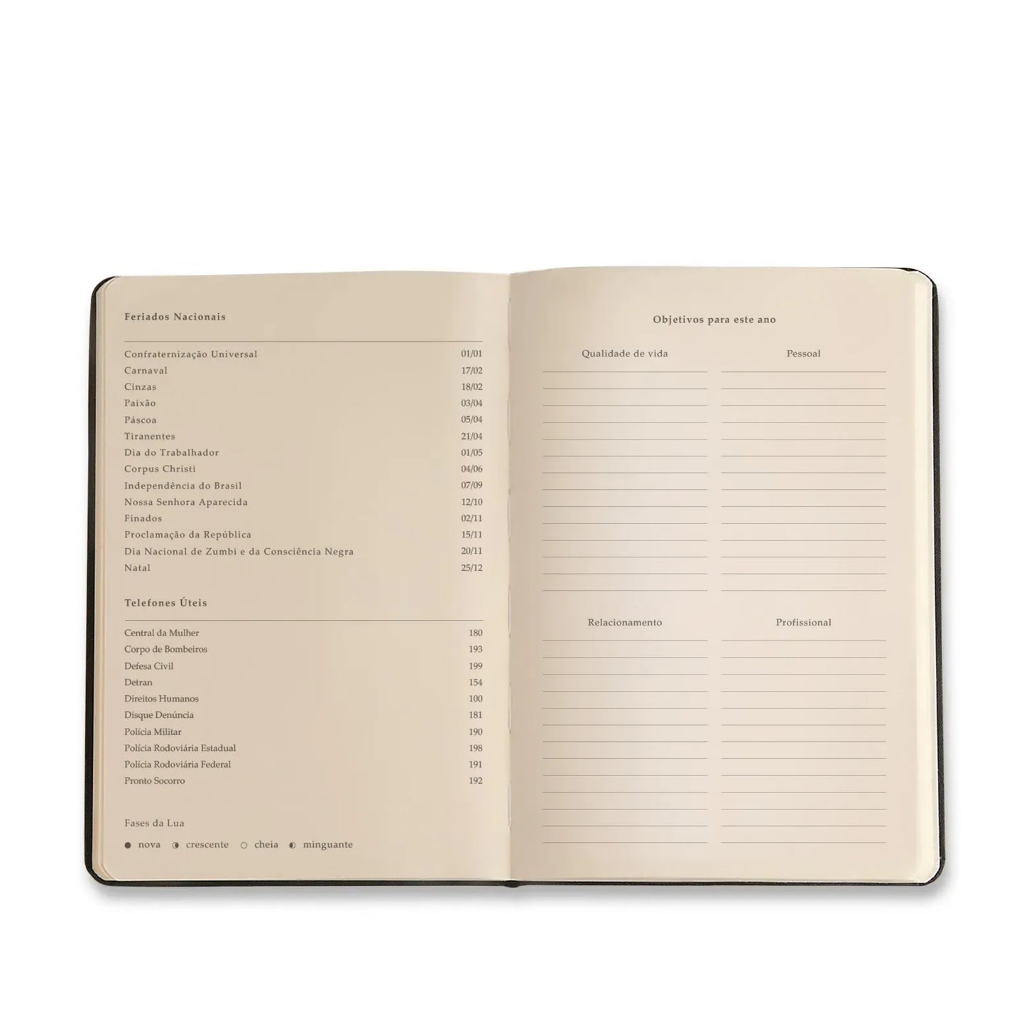 Planner 2026 - Cícero - Jardim - Semanal 14x21 - Off White