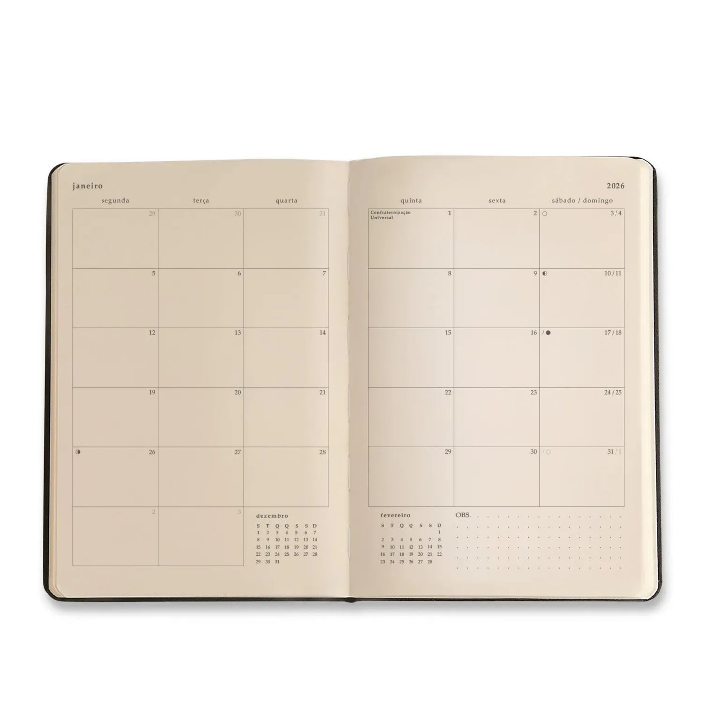 Planner 2026 - Cícero - Praia - Semanal 14x21 - Sol