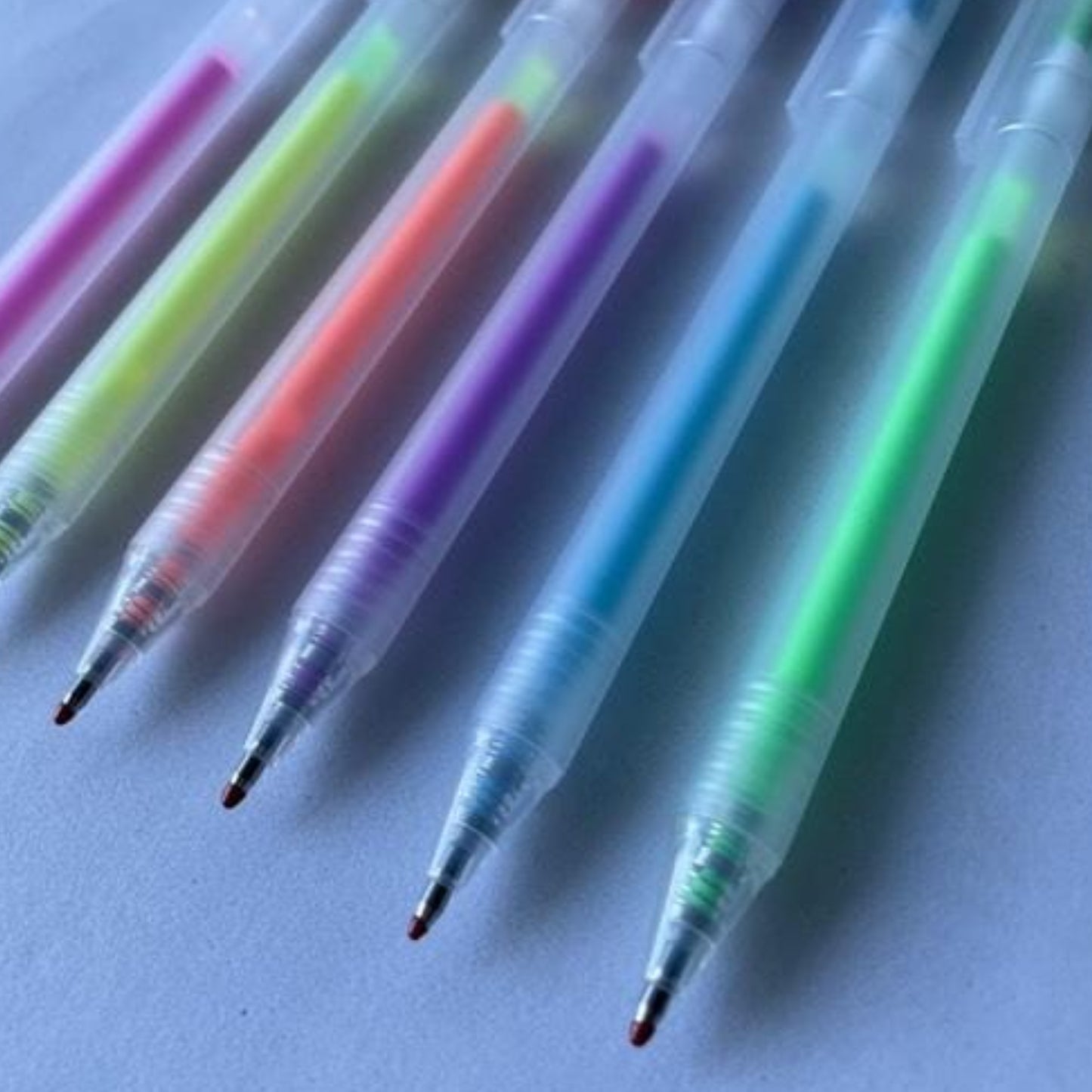 Caneta Gel - Neon - Estojo c/ 6 Cores.