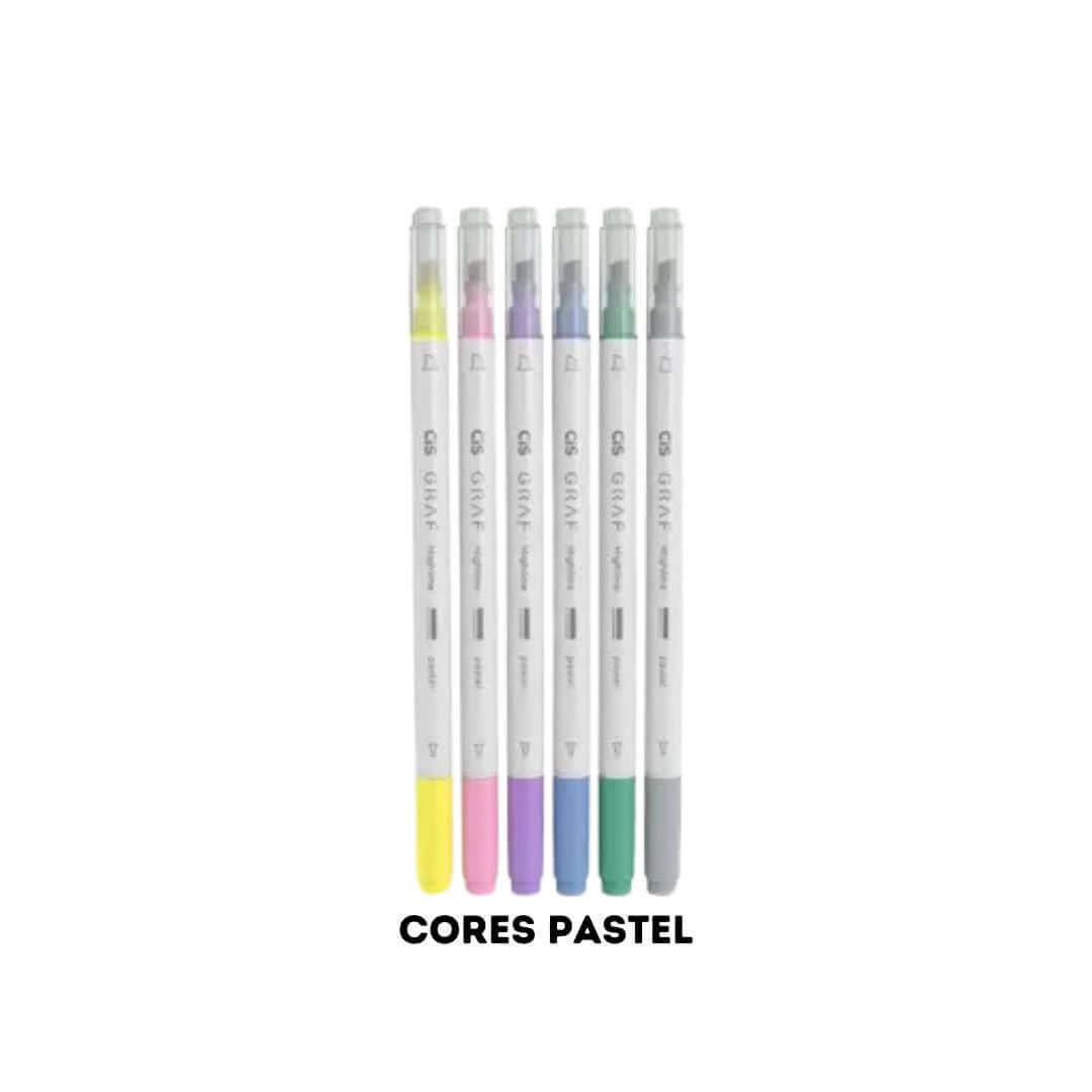 Marca Texto e Ultrafine - CIS - Graf Highline Kit c/ 6 Cores