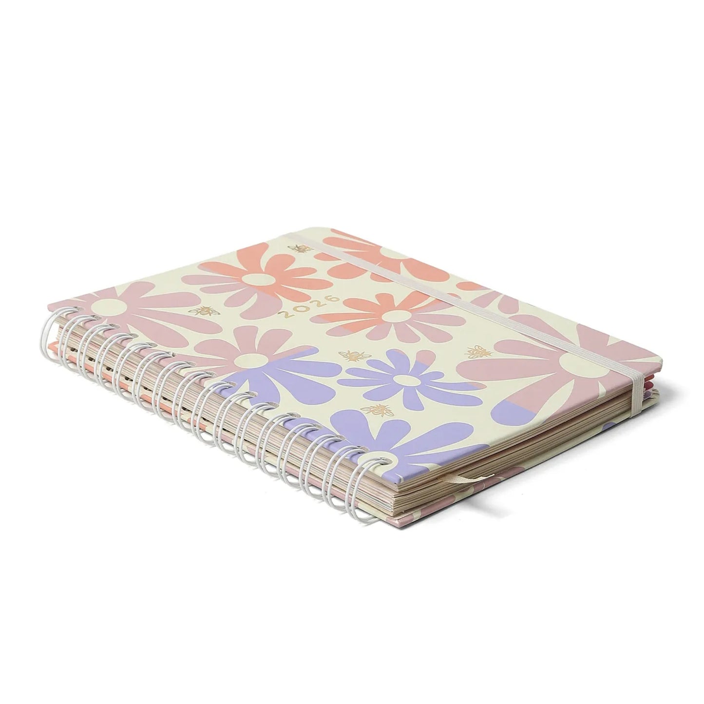 Planner Wire-o 2026 - Cícero - Melissa - Semanal Notas c/ Divisórias A5 - Block Bloomy