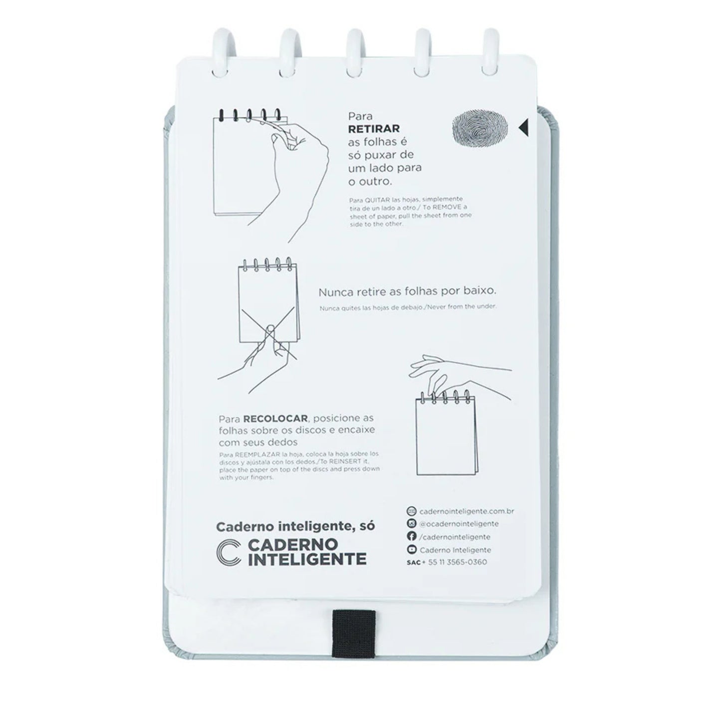 Bloco Inteligente - Caderno Inteligente - Glacial