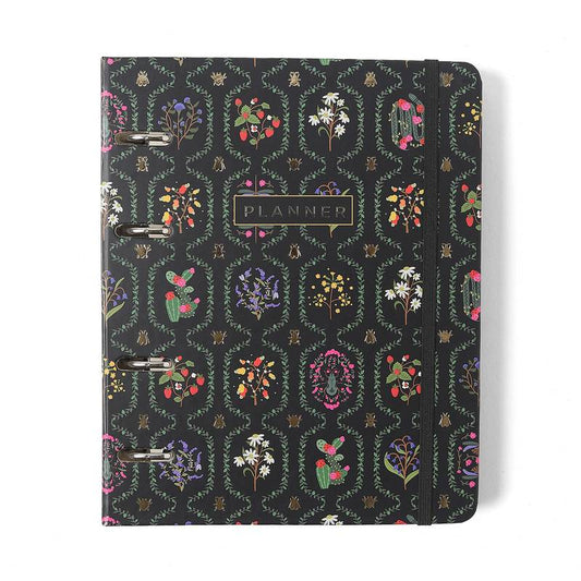 Planner Argolado 2026 - Cícero - Jardim -  Semanal Notas A5 - Preto