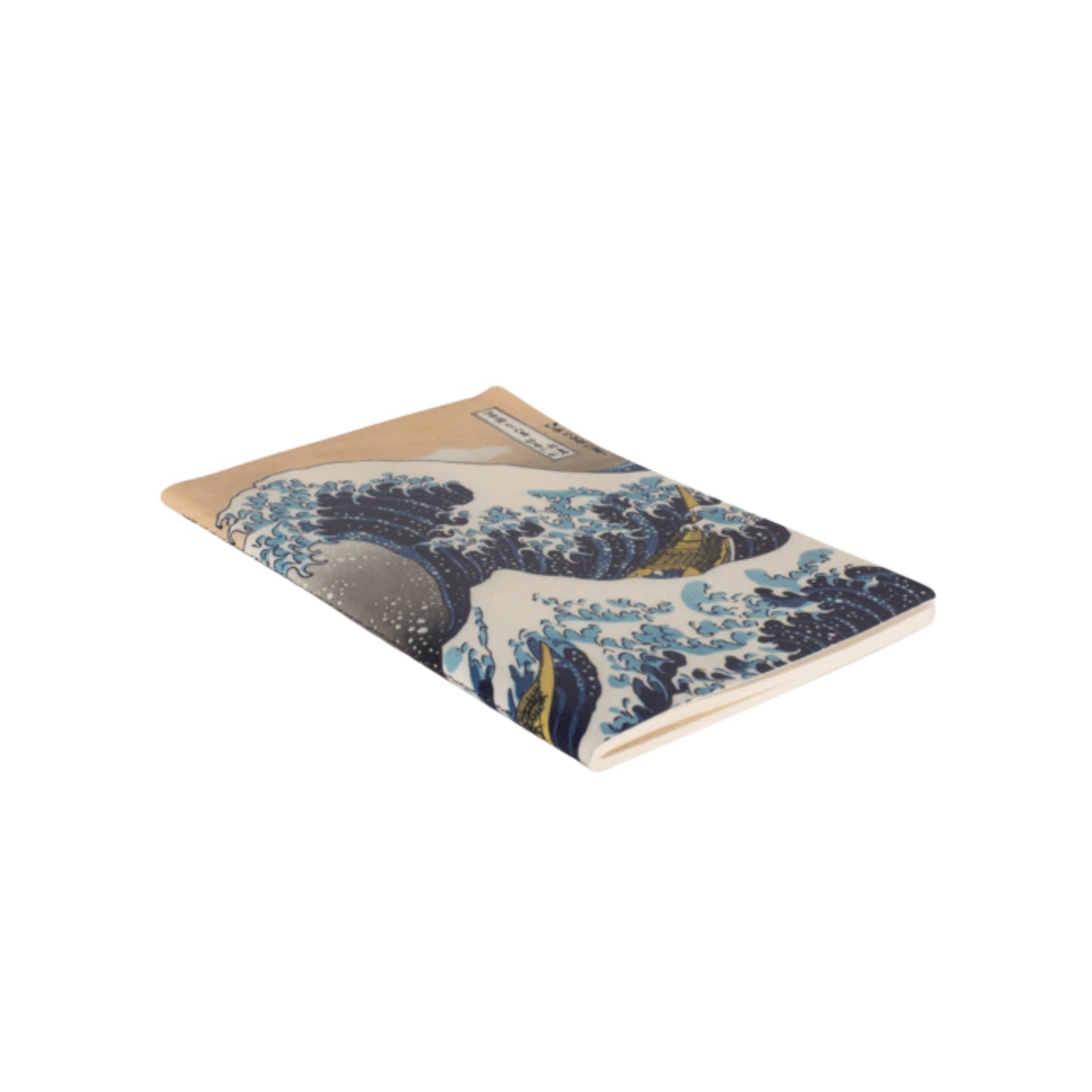 Journal - Folk Books - A Grande Onda - Pautado - 13,5 x 20cm - 64Fls - lateral