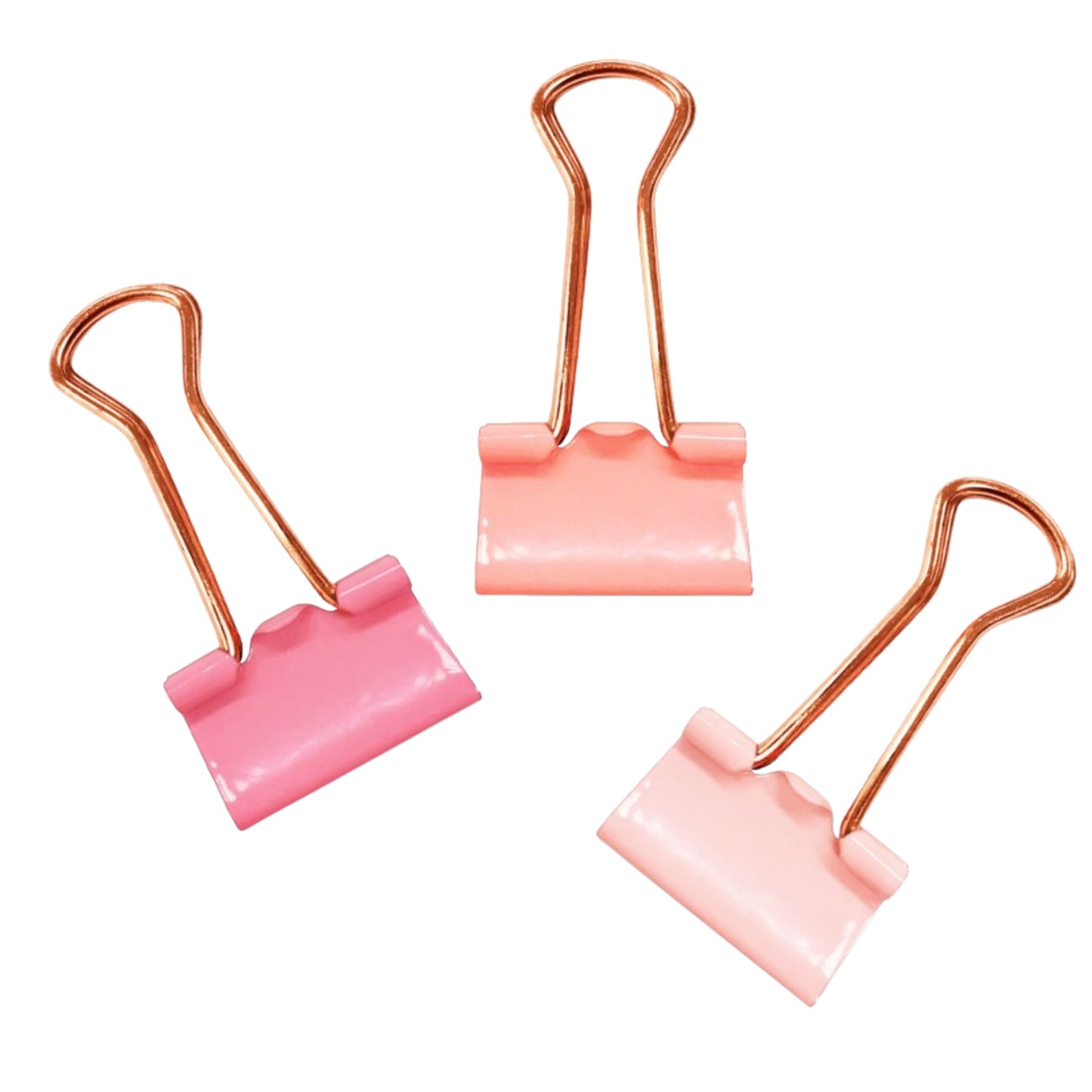 Binder Clips - Tilibra - Prendedor de Papel - Rosa - 19mm