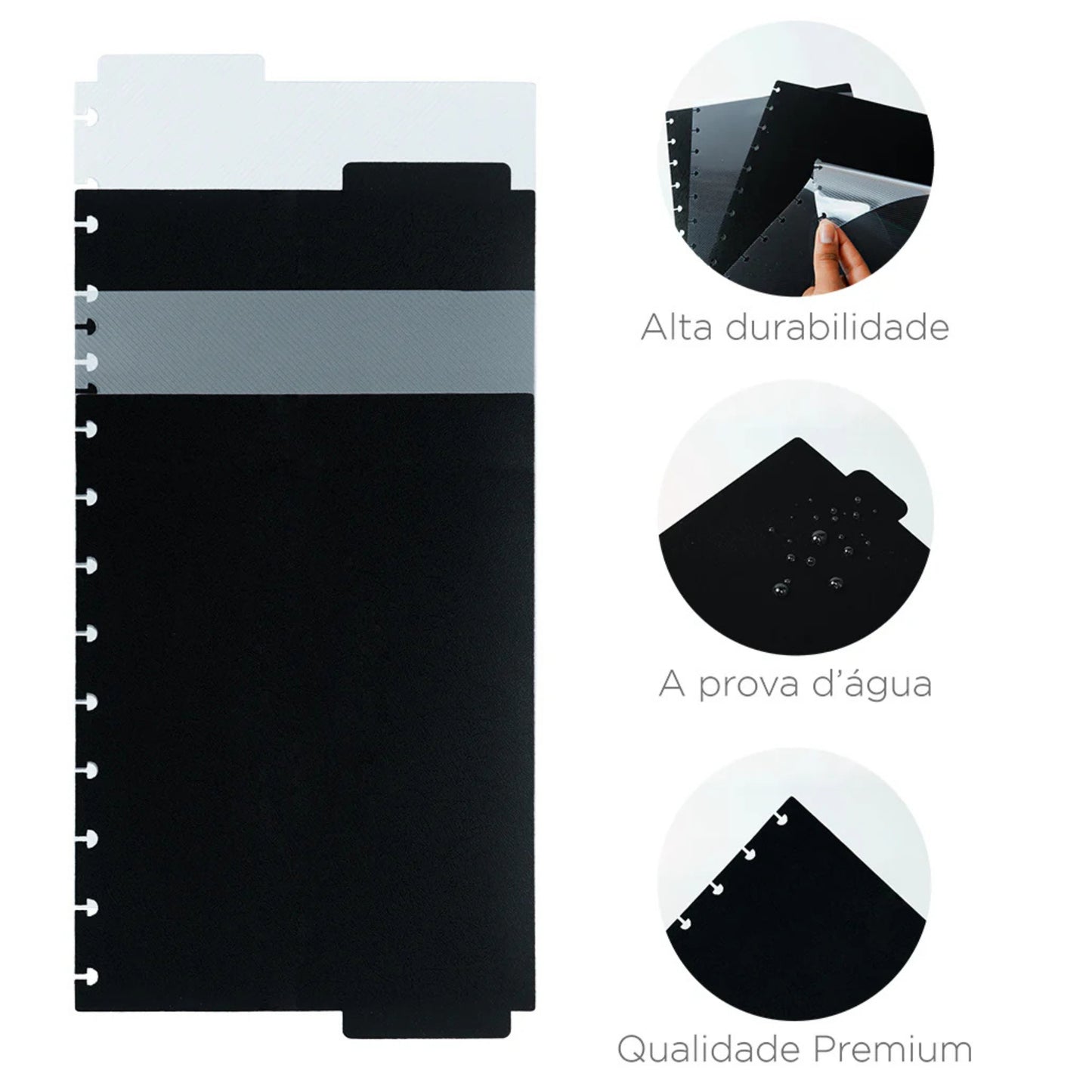 Caderno Médio - Caderno Inteligente - Dark Green