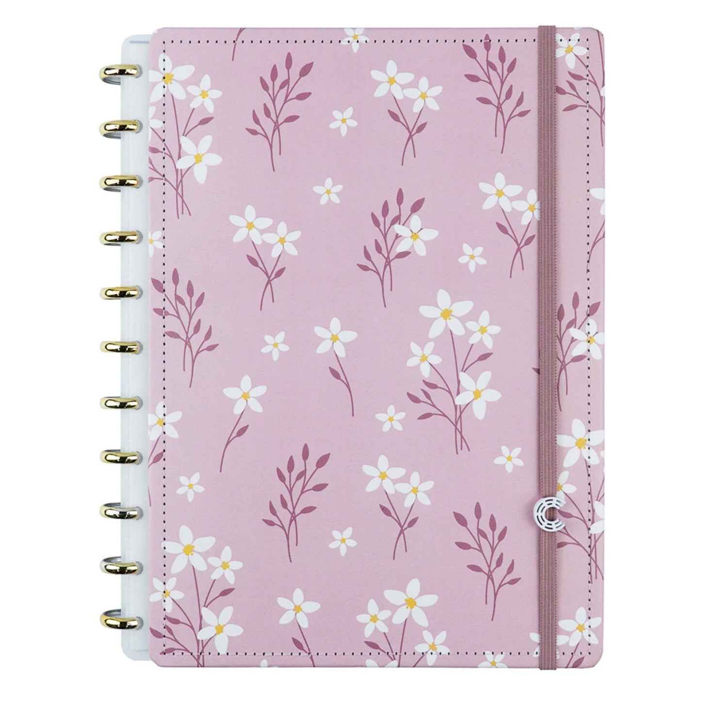 Caderno Grande - Caderno Inteligente - Pink Blossom by Sof