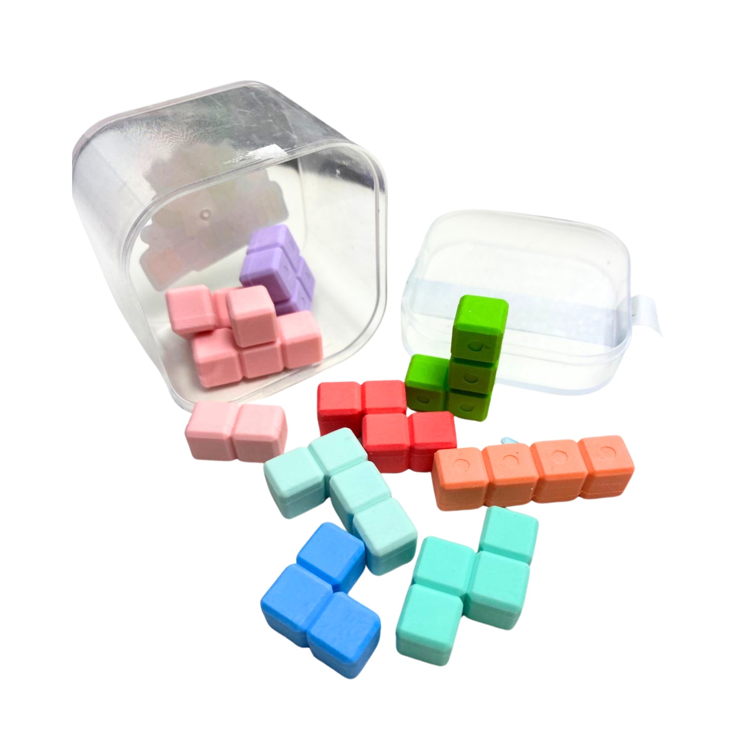 Borracha - Tetris - Potinho c/ 10 unidades