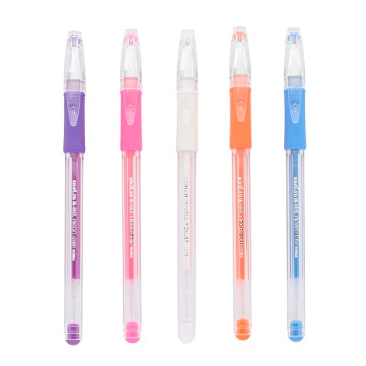 Caneta Gel - Molin - Grip Neon c/ 5 cores - 0,7mm
