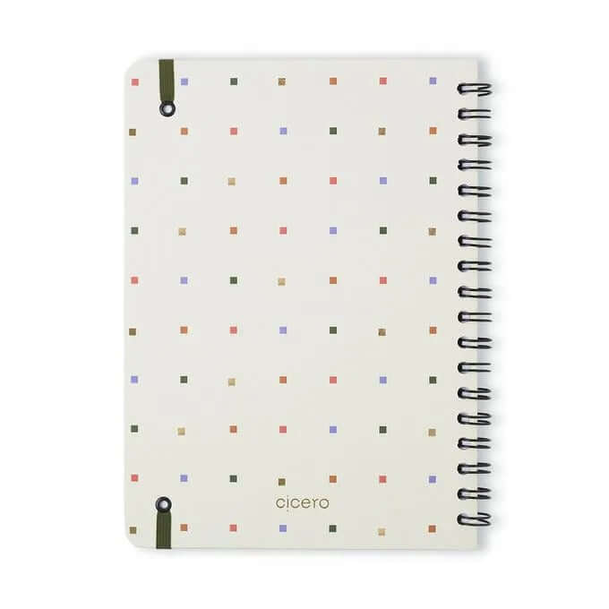 Caderno Wire-o 17x24cm - Cícero - Trama Pontos