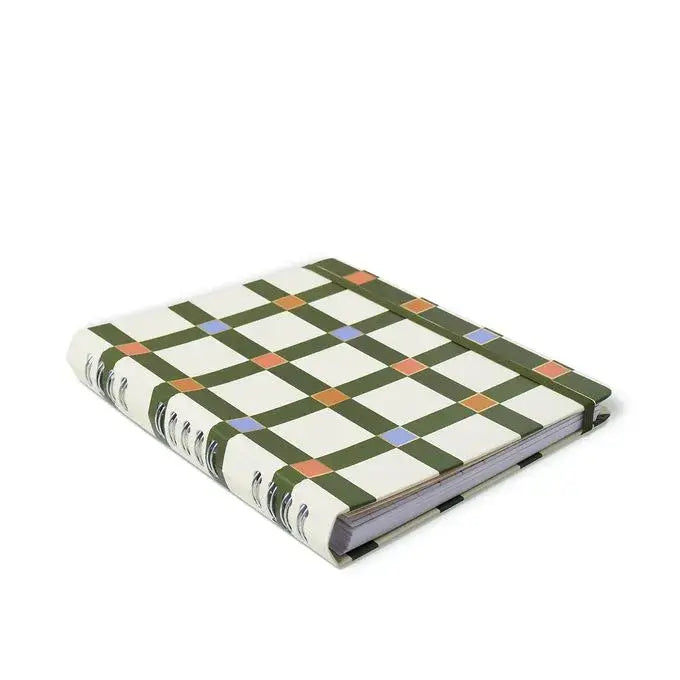 Caderno Organizador 17x24 - Cícero - Trama Duo Pautado & Pontado Xadrez