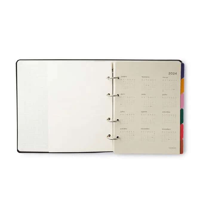 Caderno Criativo Argolado - Cícero - Bossa Nova Pautado 17x24cm Boemia