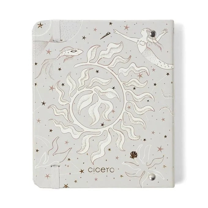 Planner Argolado 2025 - Cícero - Astral Semanal A6 Maré Off White