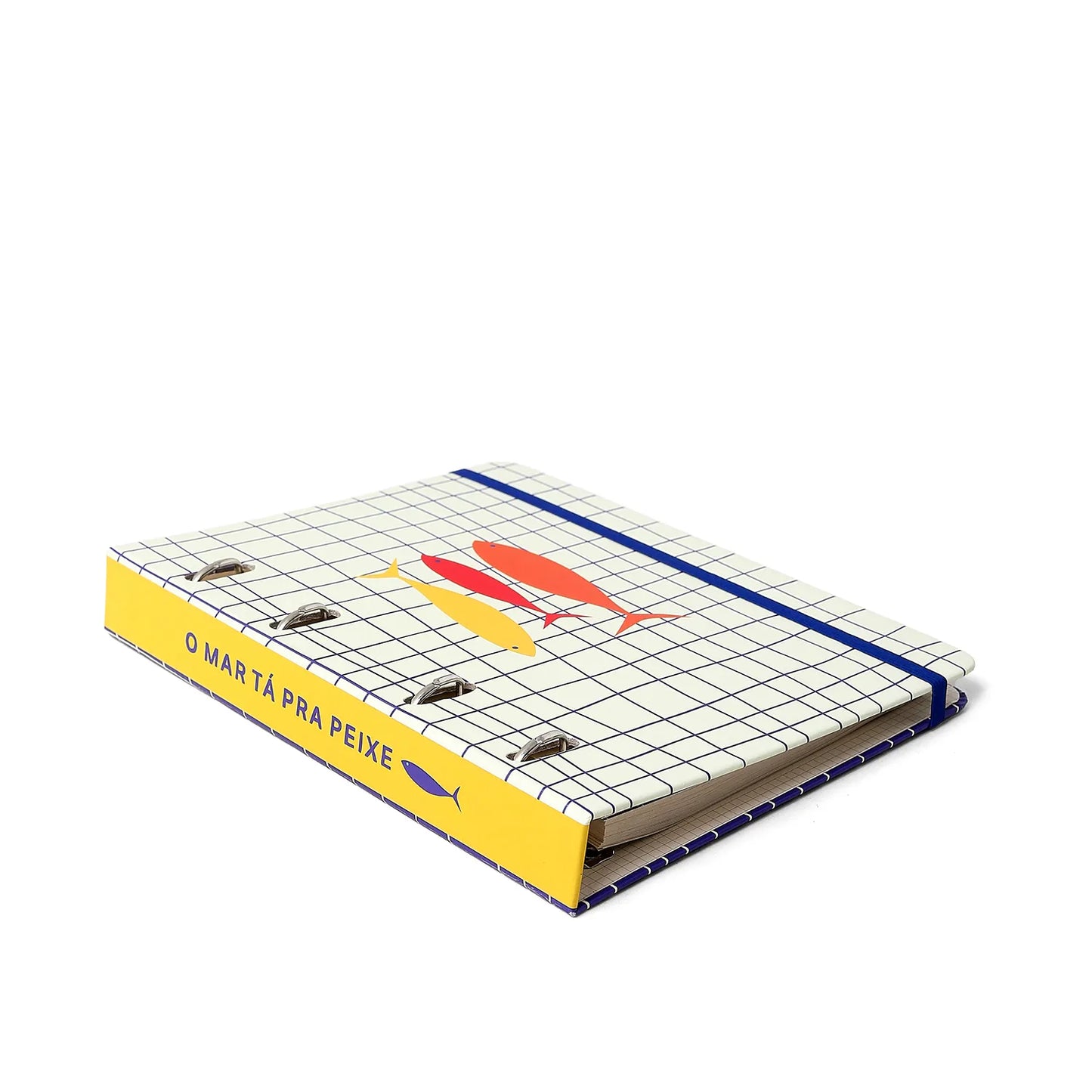 Caderno Criativo Argolado A5 Pautado & Pontado - Cícero - Litoral - Mar