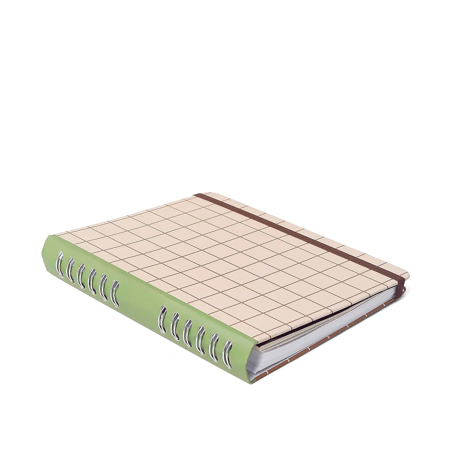 Caderno Organizador - Cicero - Mocha Pistache - Leite - Pautado & Pontado A5