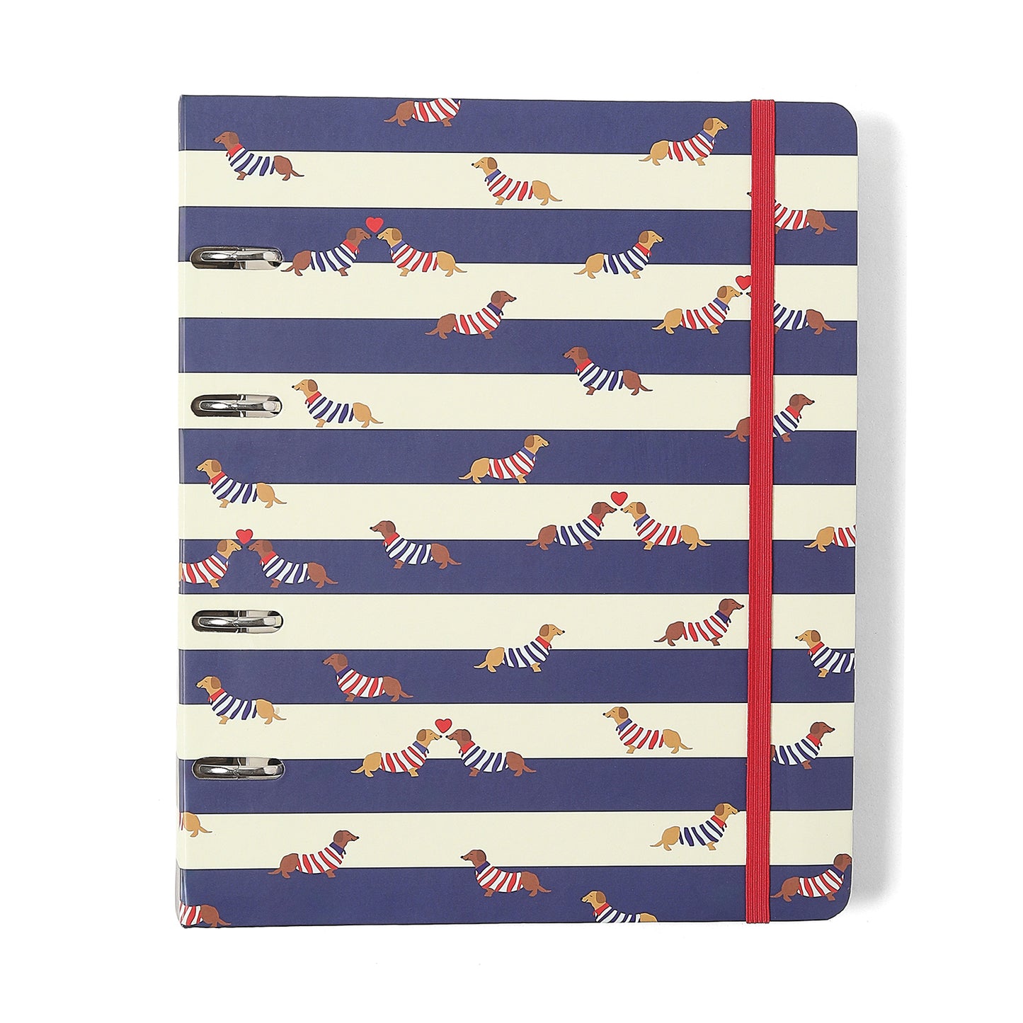 Caderno Criativo Argolado - Cícero - Praia Pautado 17x24 Cachorros