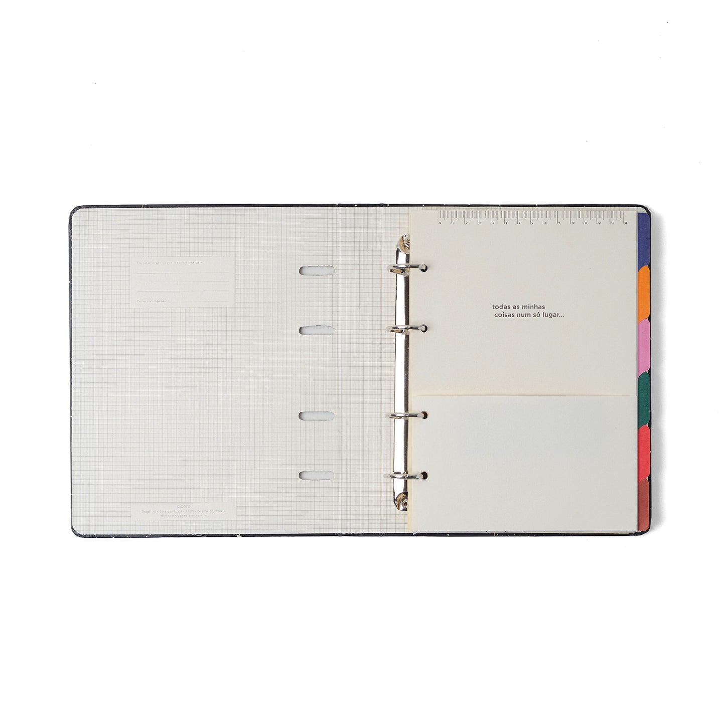 Caderno Criativo Argolado - Cícero - Praia Pautado 17x24 Cachorros