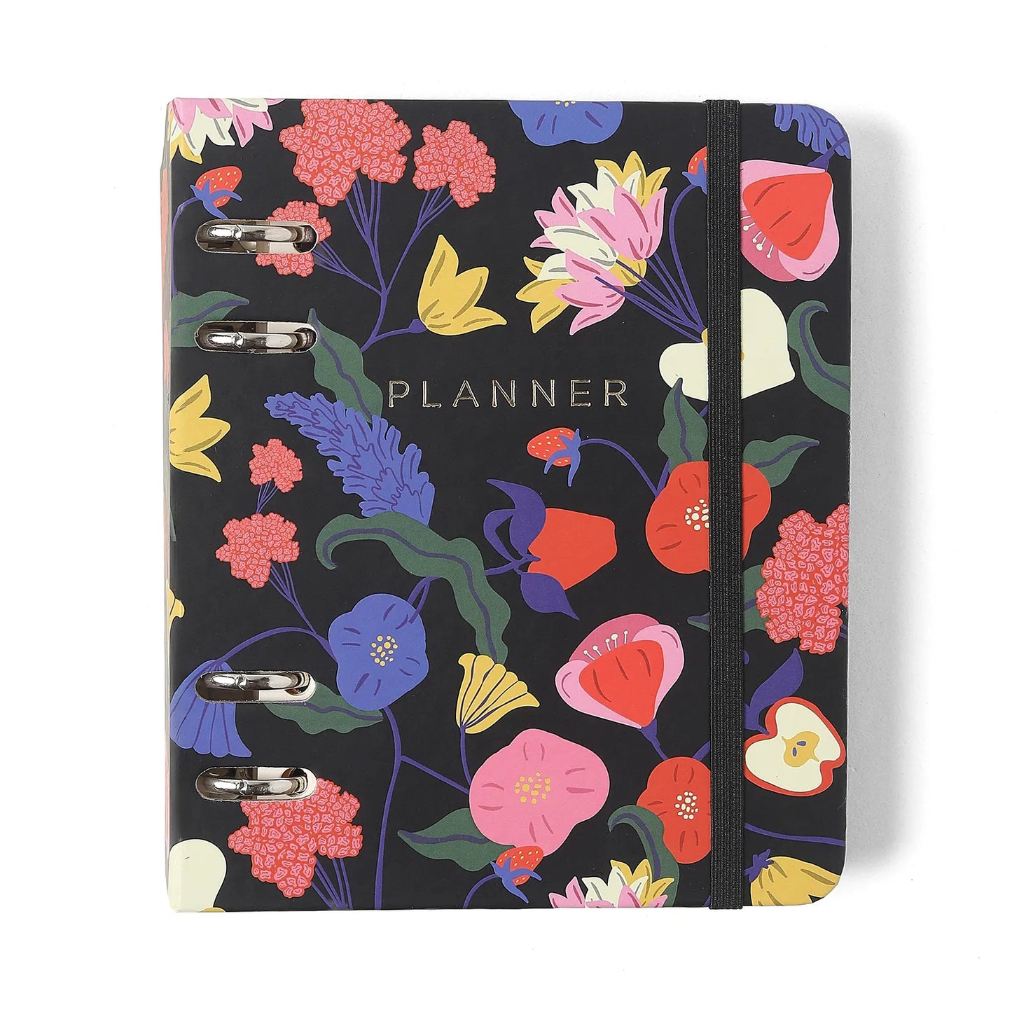 Planner Argolado 2026 - Cícero - Doce Florada - Semanal A6 - Preto