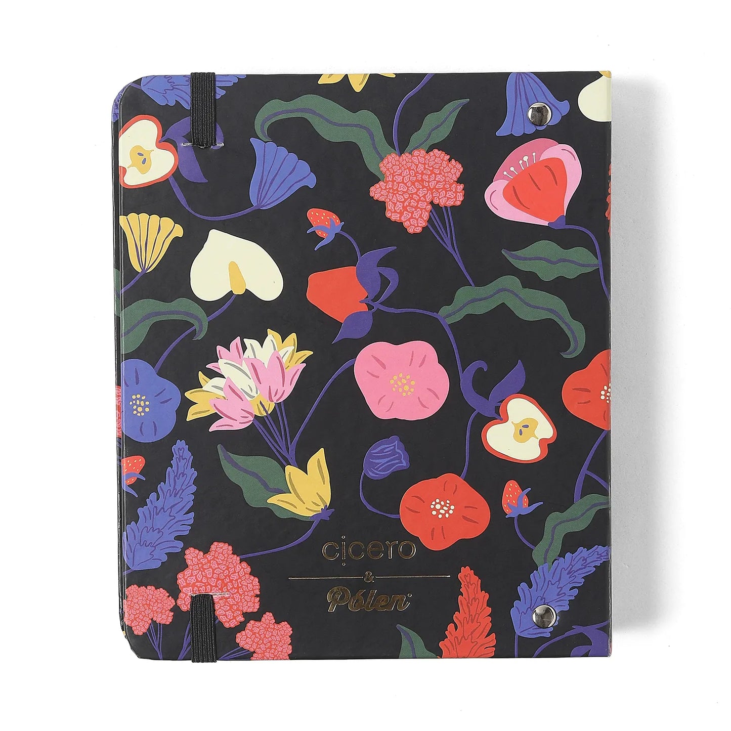 Planner Argolado 2026 - Cícero - Doce Florada - Semanal A6 - Preto