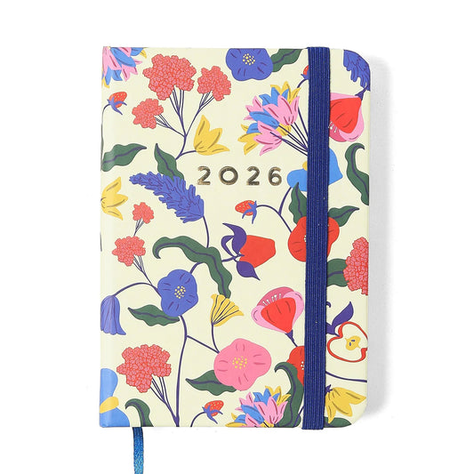 Planner 2026 - Cícero - Doce Florada - Semanal 9x13 -  Off White