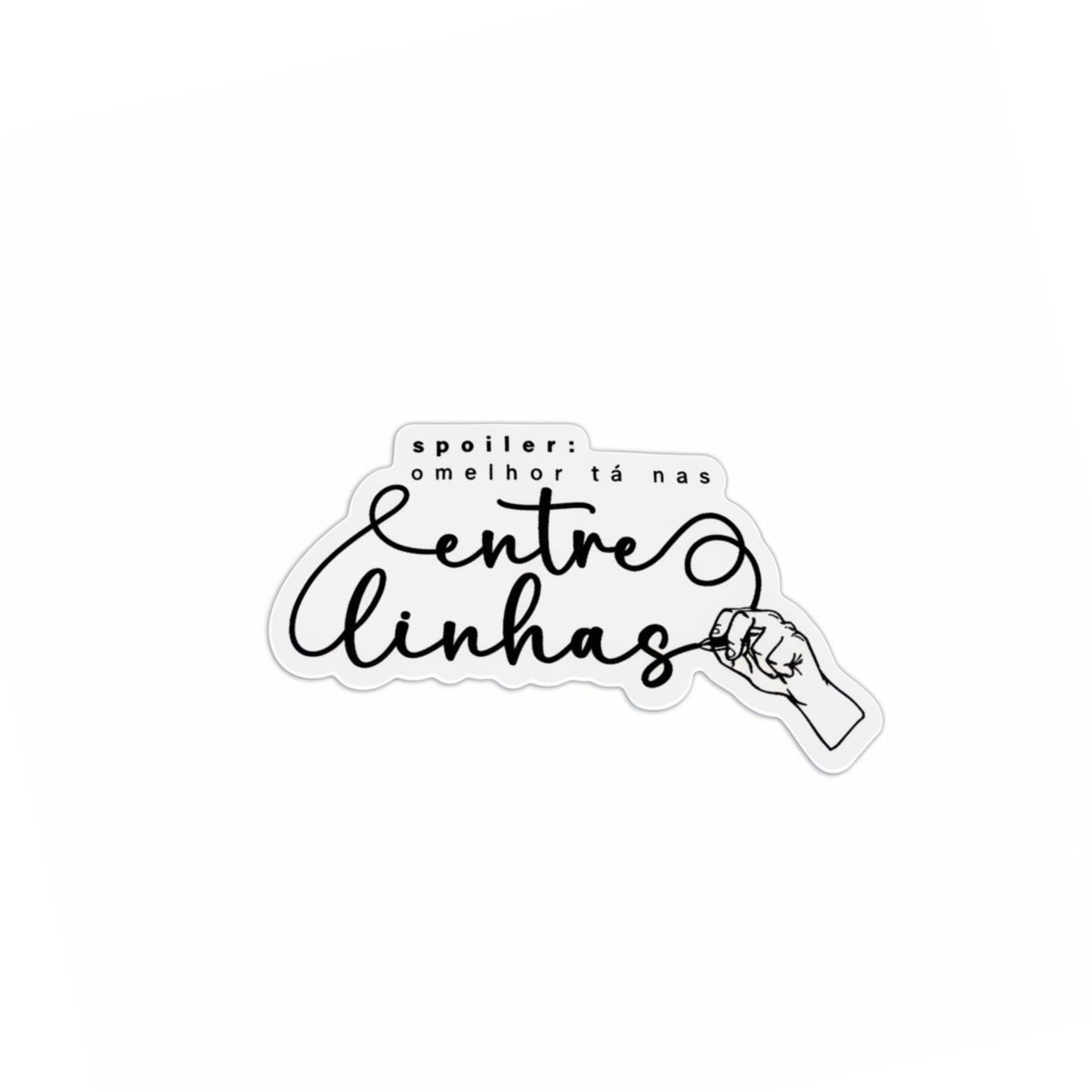 Adesivo de Vinil - Papelaria Unicórnio - Entrelinhas - 3,3 x 7cm