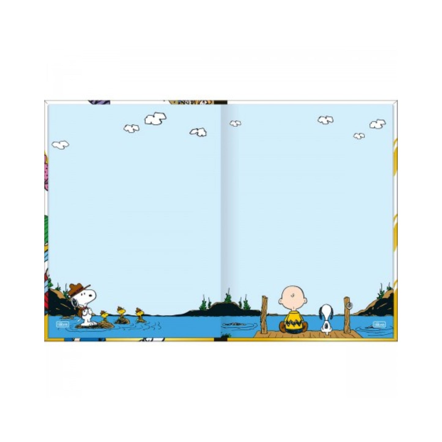 Caderno Colegial - Tilibra - Snoopy - Nova Coleção - 80 Folhas - Capa Dura