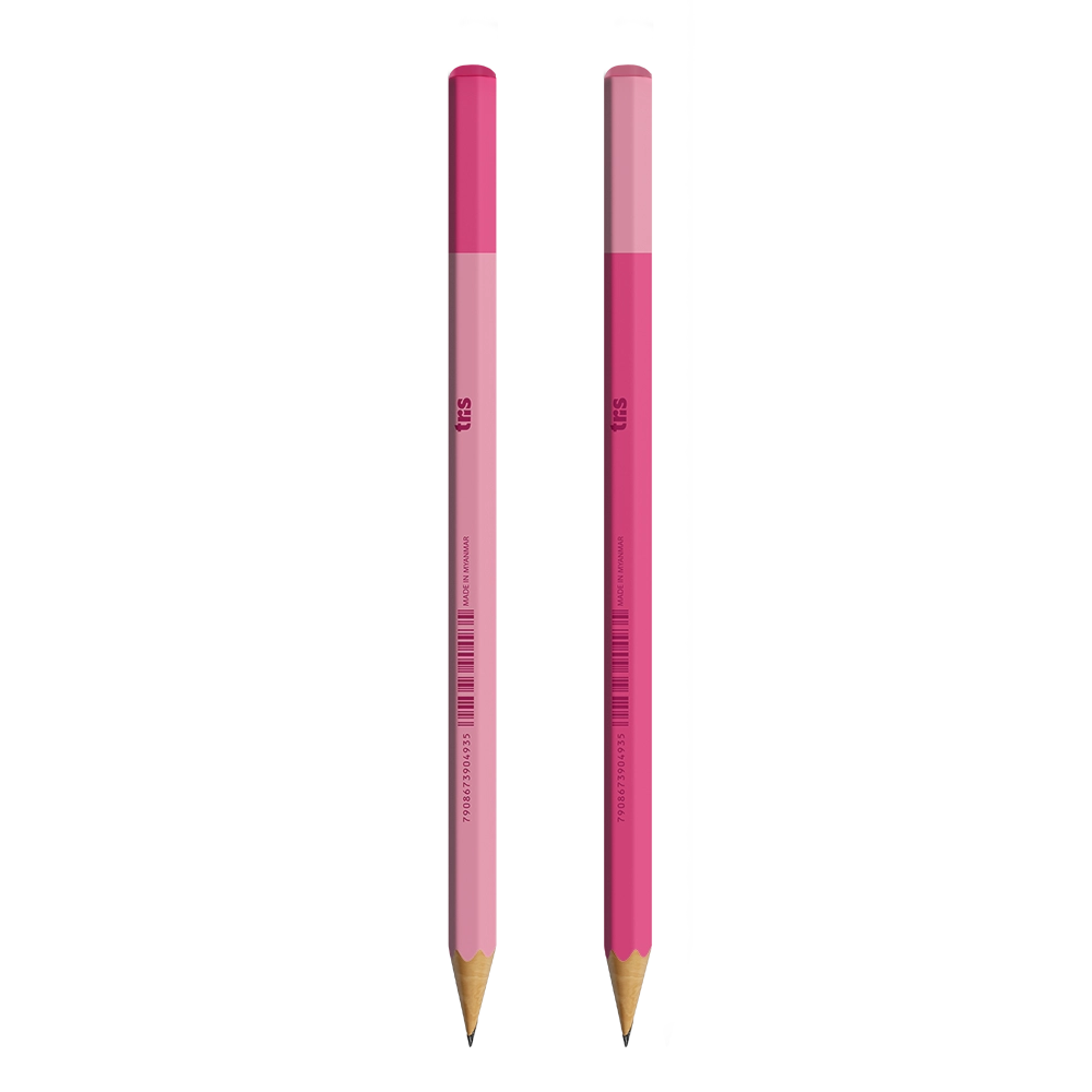 Lápis Grafite - Tris - All Rosé - 4 unidades