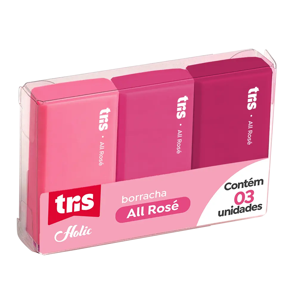 Borracha Holic All Rosé - Estojo C/ 3 un - Tris