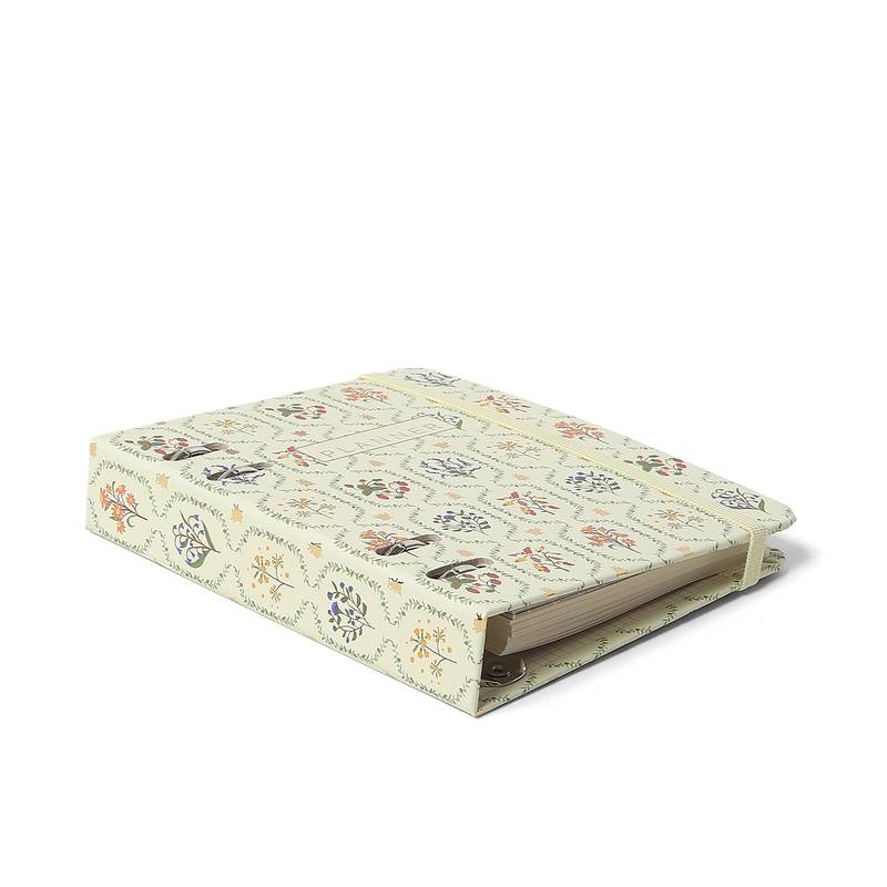 Planner Argolado 2026 - Cícero - Jardim - Semanal A6 - Off White