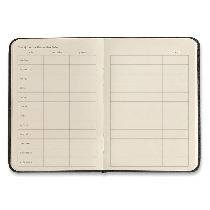 Planner 2026 - Cícero - Libélulas - Semanal 9x13 - Preto