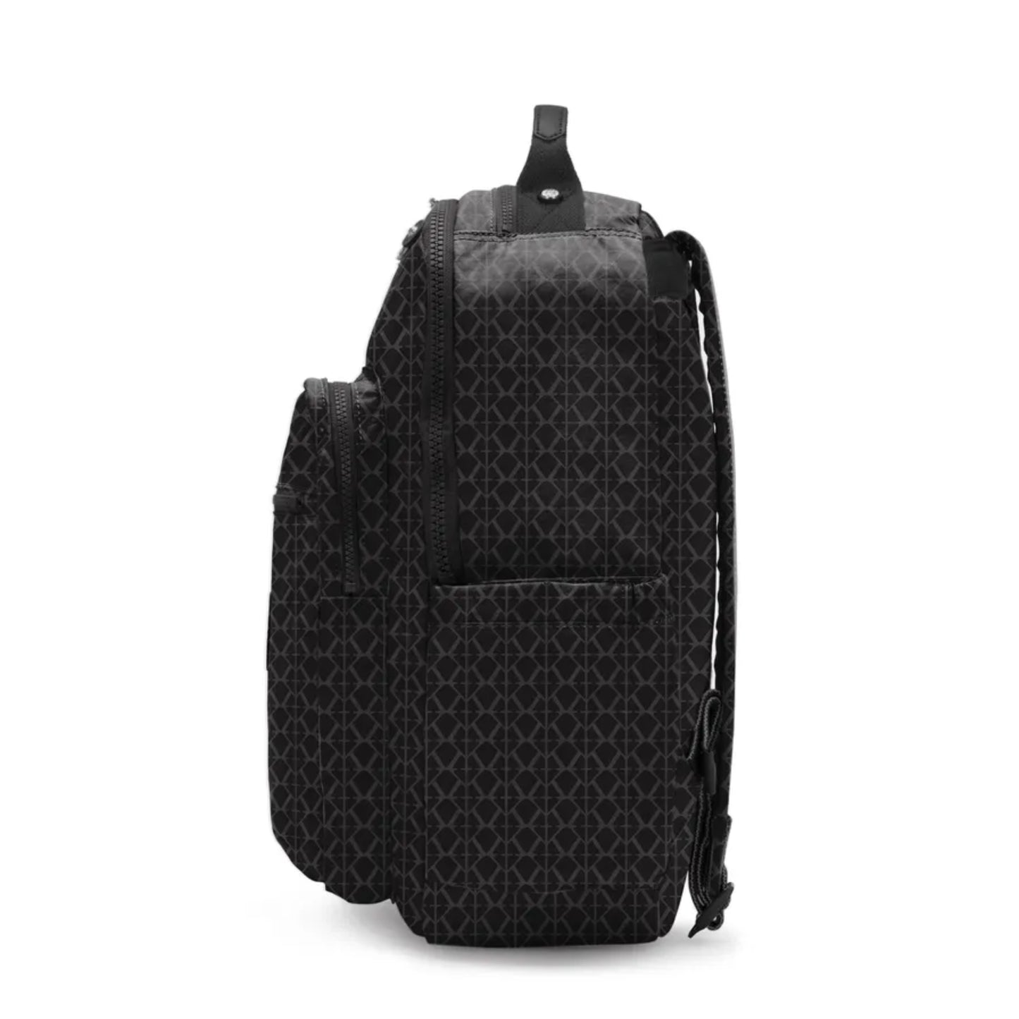 Mochila - Kipling - Seoul - Signature Emb - em uso