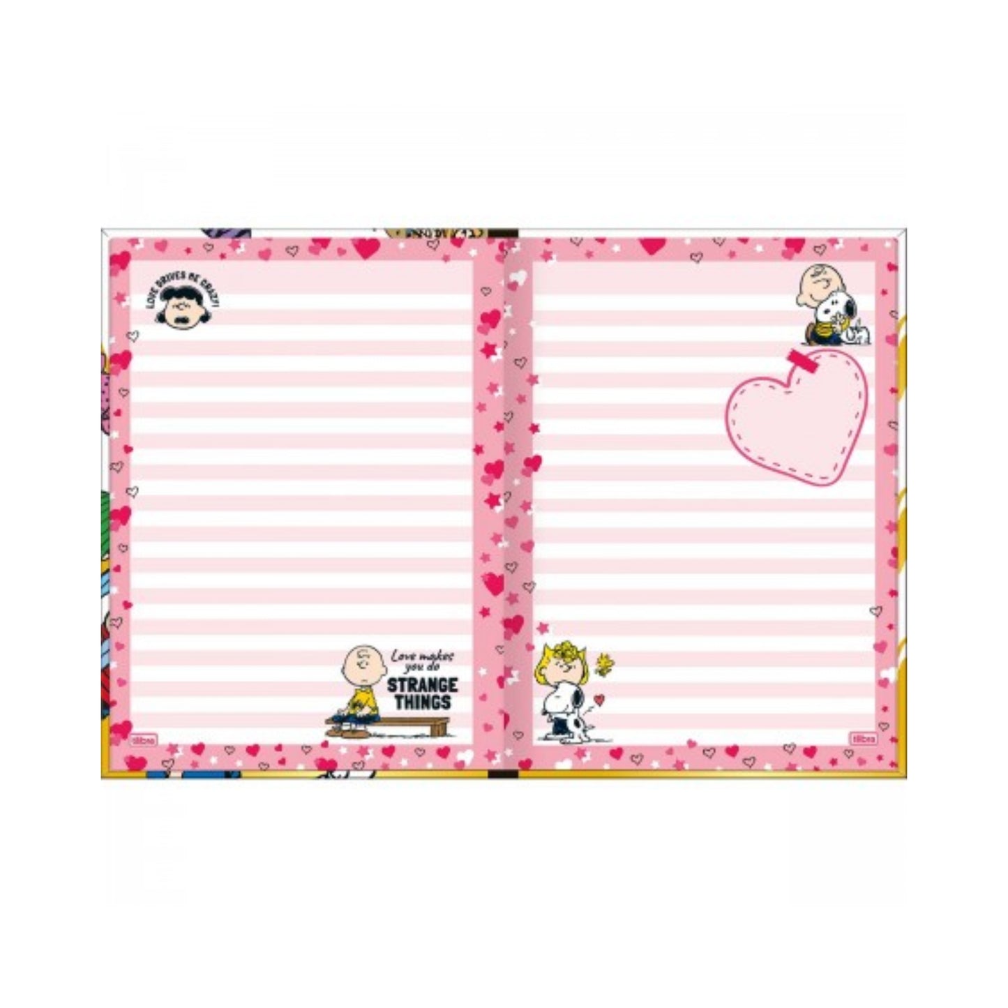 Caderno Colegial - Tilibra - Snoopy - Nova Coleção - 80 Folhas - Capa Dura