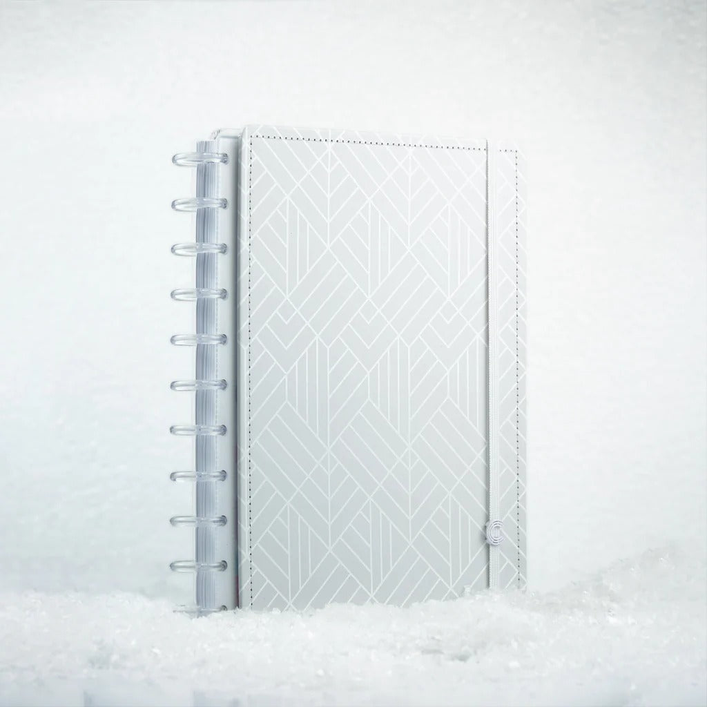 Caderno Médio - Caderno Inteligente - Ice Grey 80 Folhas 90g/m²