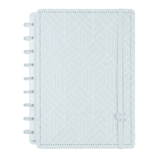 Caderno Médio - Caderno Inteligente - Ice Grey 80 Folhas 90g/m²