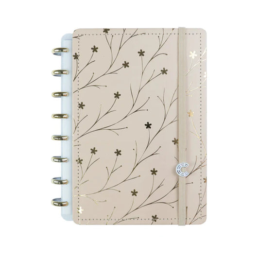 Caderno A5 - Caderno Inteligente - Miss Floral by Giulia Benite