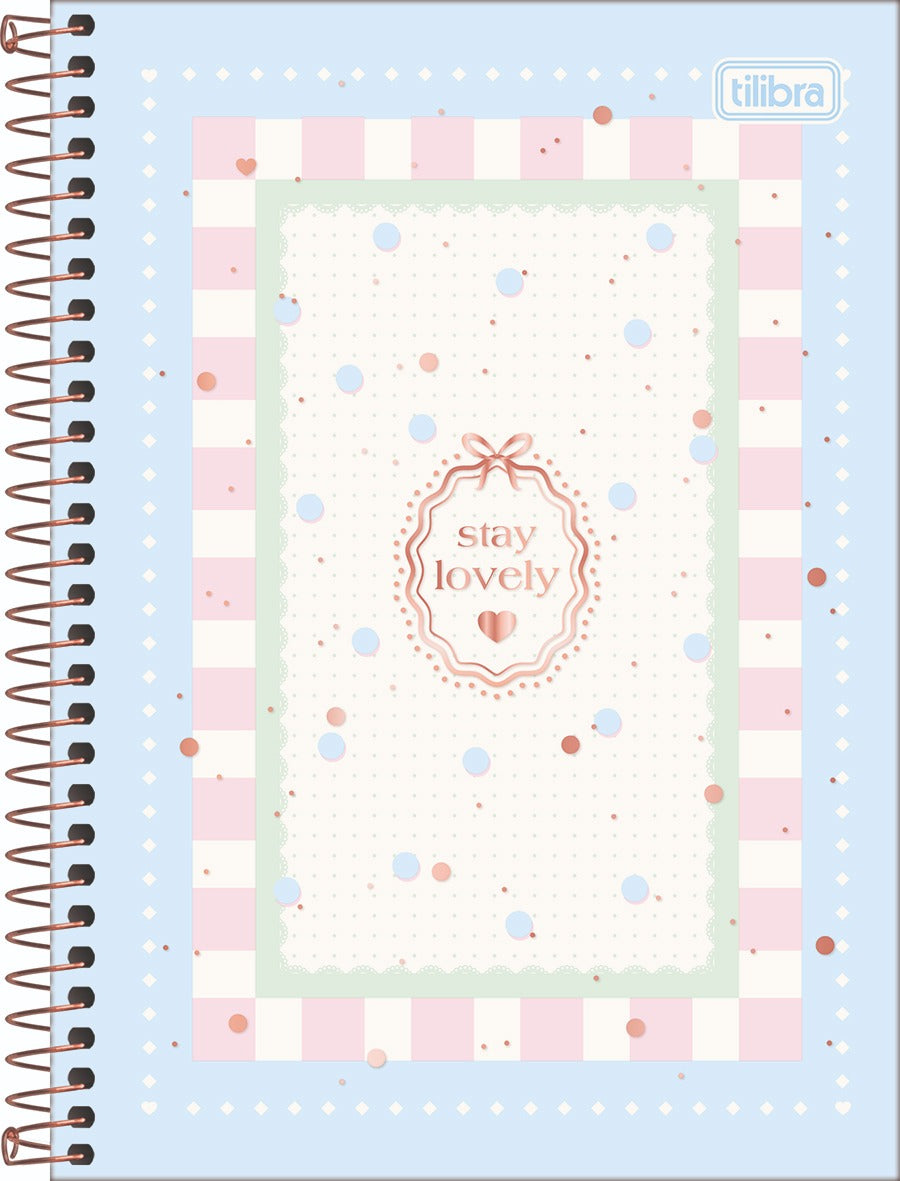 Caderno A5 - Tilibra - Soho - 80 Folhas - Nova Coleção - verso