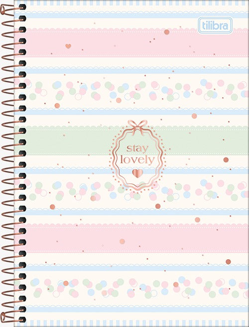 Caderno A5 - Tilibra - Soho - 80 Folhas - Nova Coleção - em uso