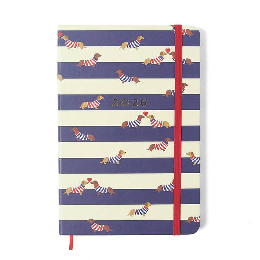 Planner 2026 - Cicero - Praia - Semanal Anotações 14x21 - Cachorros