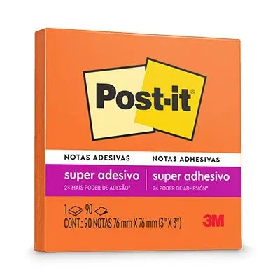 Bloco de Notas Adesivas - Post-it 3M - 90FLS 76 x 76mm